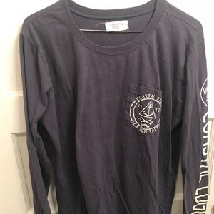 coastal edge long sleeved t-shirt